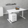 White Height Adjustable Desk