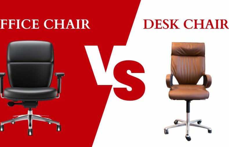 infographic about office chairs vs desk chair