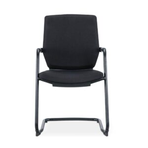 Organic Visitor Chair with metal frame